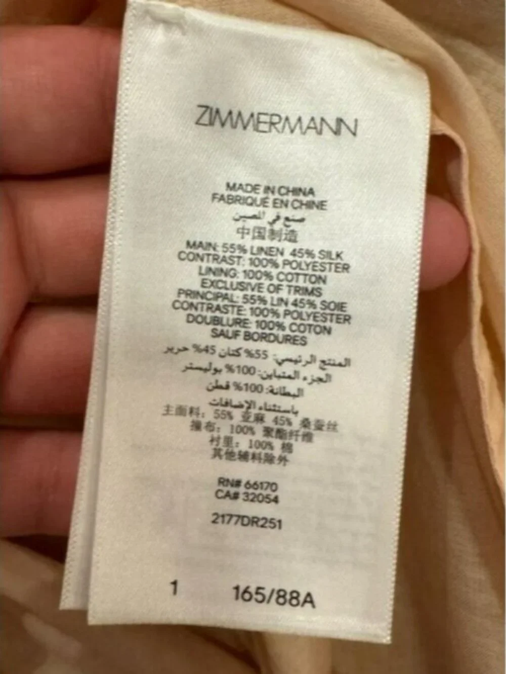 Zimmermann Crush Twist Front Midi Dress - Picture 2 of 8